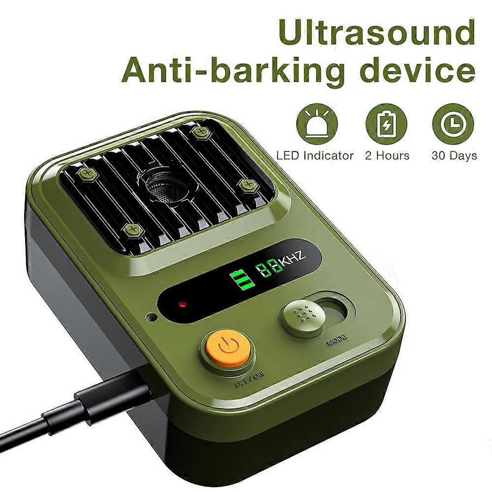 3 Modes Ultrasonic Dog Repeller Anti Barking Device USB Rechargeable Auto Bark Deterrent Devices Dog Barking Stopper