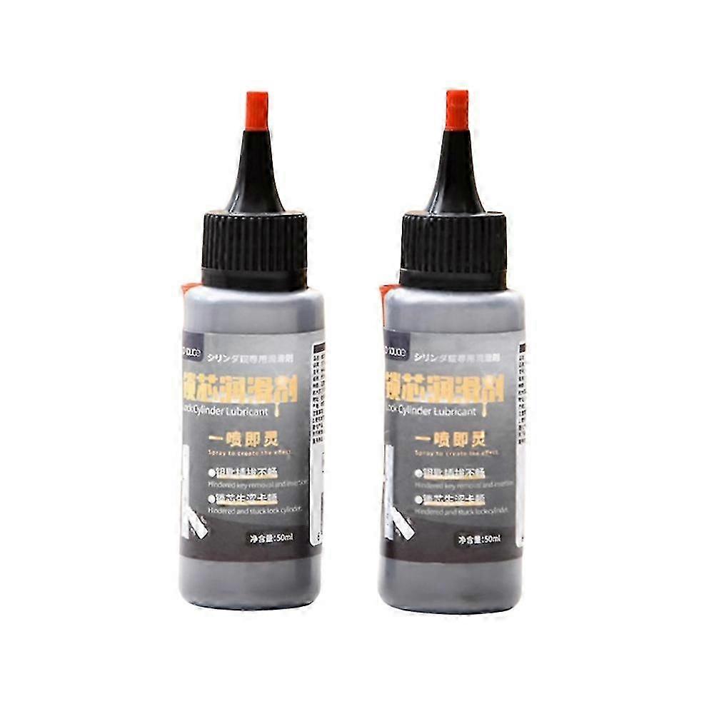 2pcs 50mlDoor Lock Graphite Lubricant Long-lasting Lubricating
