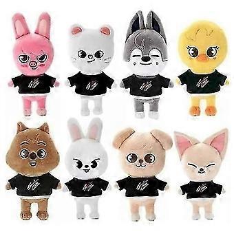 Conjunto de bonecos de pelúcia de 8 peças Skzoo Stray Kids da Street Children