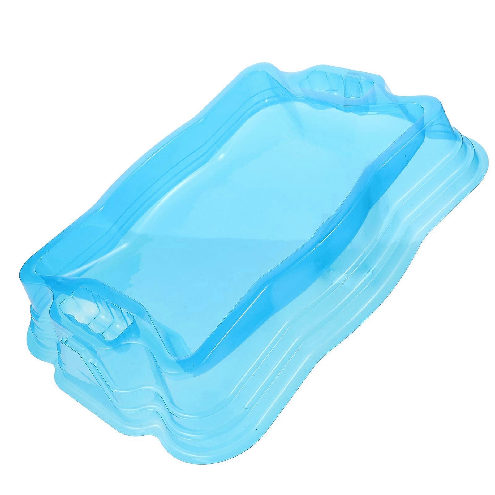 Gyro Arena Set Stadium Drop Battle Set Interactive Play Versatile Use Enhances Hand-Eye Coordination Blue 42.00X32.00X7.50CM 1Pcs