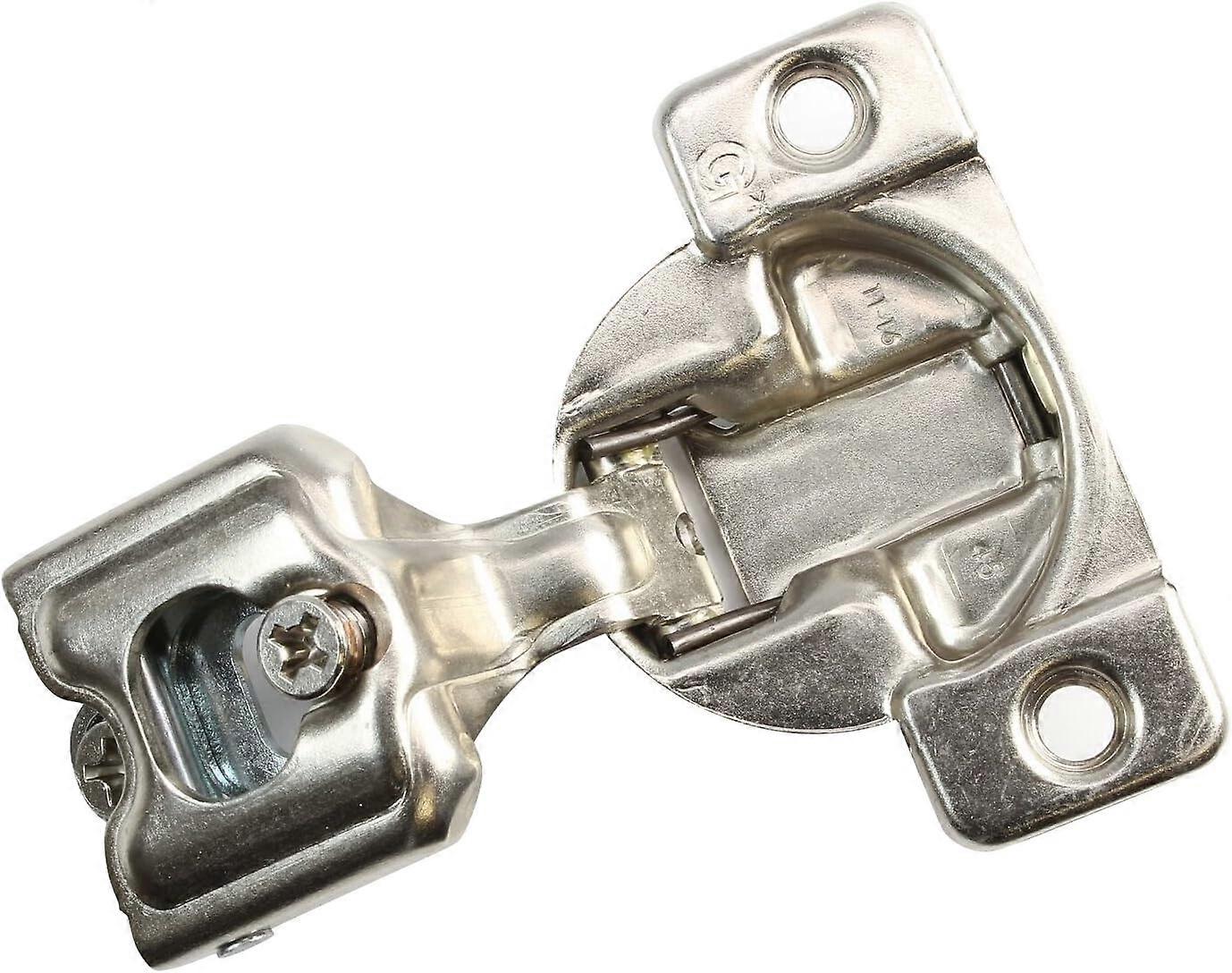 2 Pack  Hardware Grass TEC 864 108 Degree 1" Overlay Self Close Screw On Compact Cabinet Hinge 04401-15 3-Way Adjustment 45mm Boring Pattern