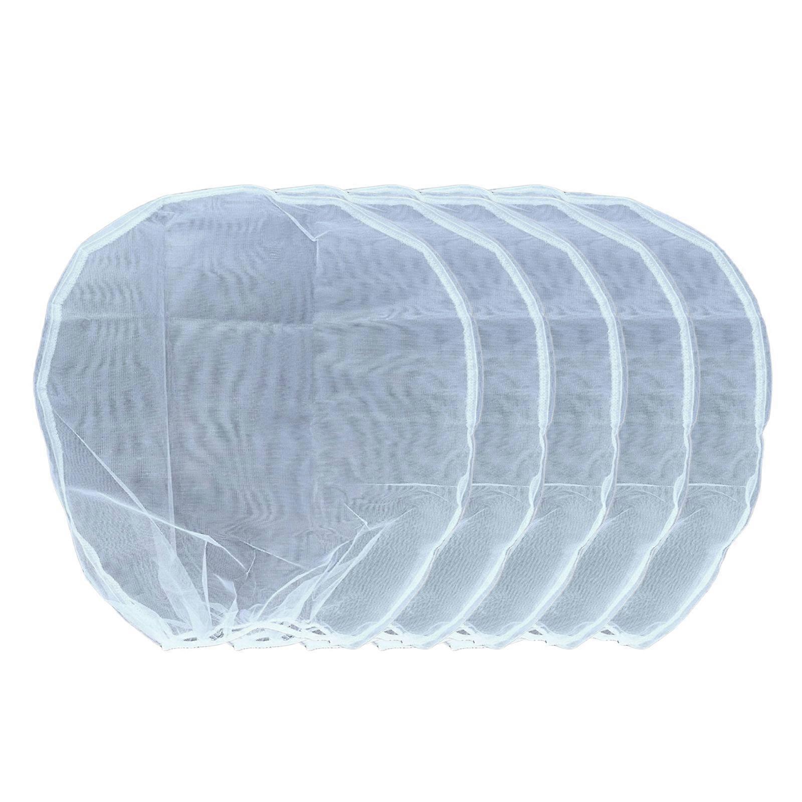 Pack of 5 1 Gallon Paint Filter Bags Fine meshing  with Elastic Drawstring Polyester meshing  Bag Easy to Carry Bag for Easy Use Multicolor