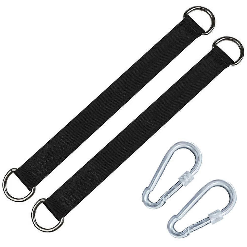 Tree Swing Hanging Straps 2PCS 2200lbs Capacity with Heavy Duty Stainless Carabiners for Hammock and Chair