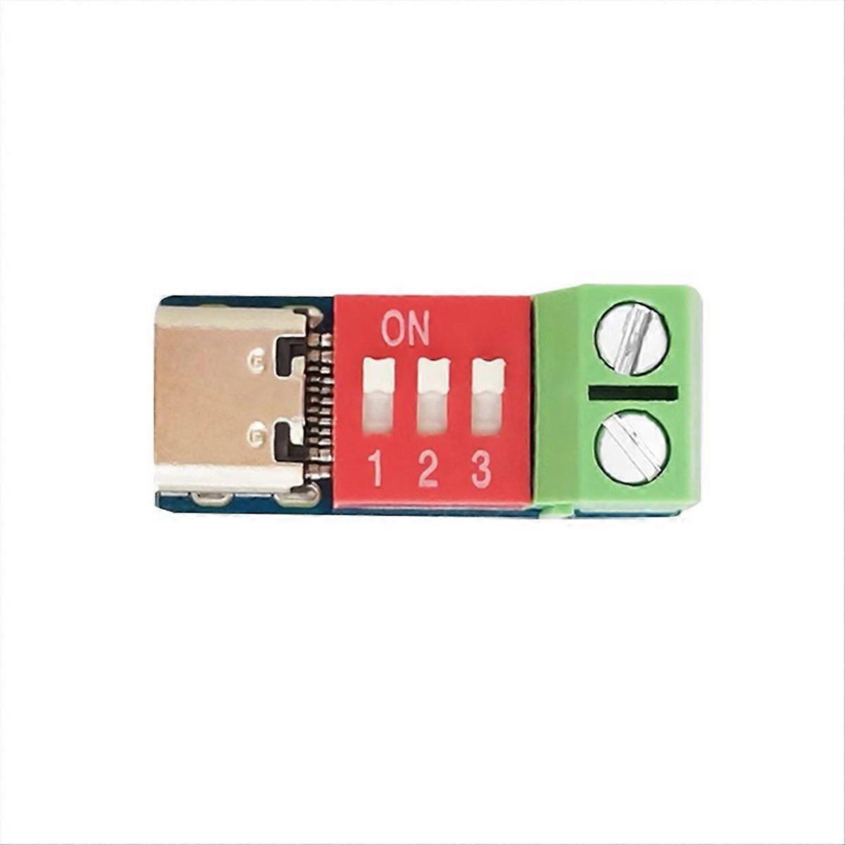 10PCS Type-C PD QC Trigger 5V-20V DC Adjustable Voltage Power Module