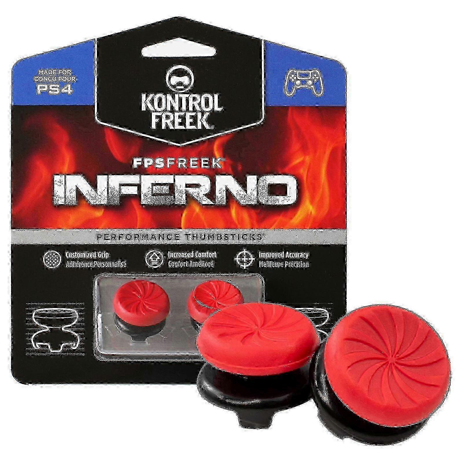 Anti-Slip Silicone Joystick Caps Compatible with Sony PS4 Controller - 2-Pack Thumbstick Covers