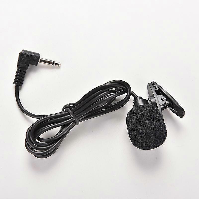 3.5mm Lapel Clip-On Microphone Mini Studio Speech Mic for PC Desktop Notebook
