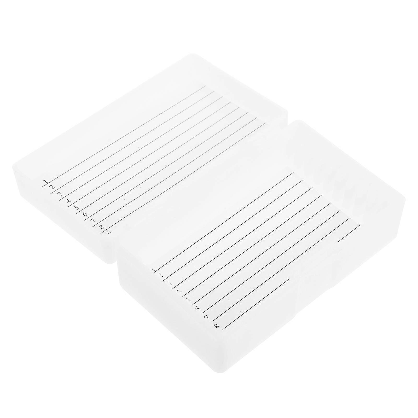 Pathology Slide Case with Lid for Laboratory Plastic Slide Organizer