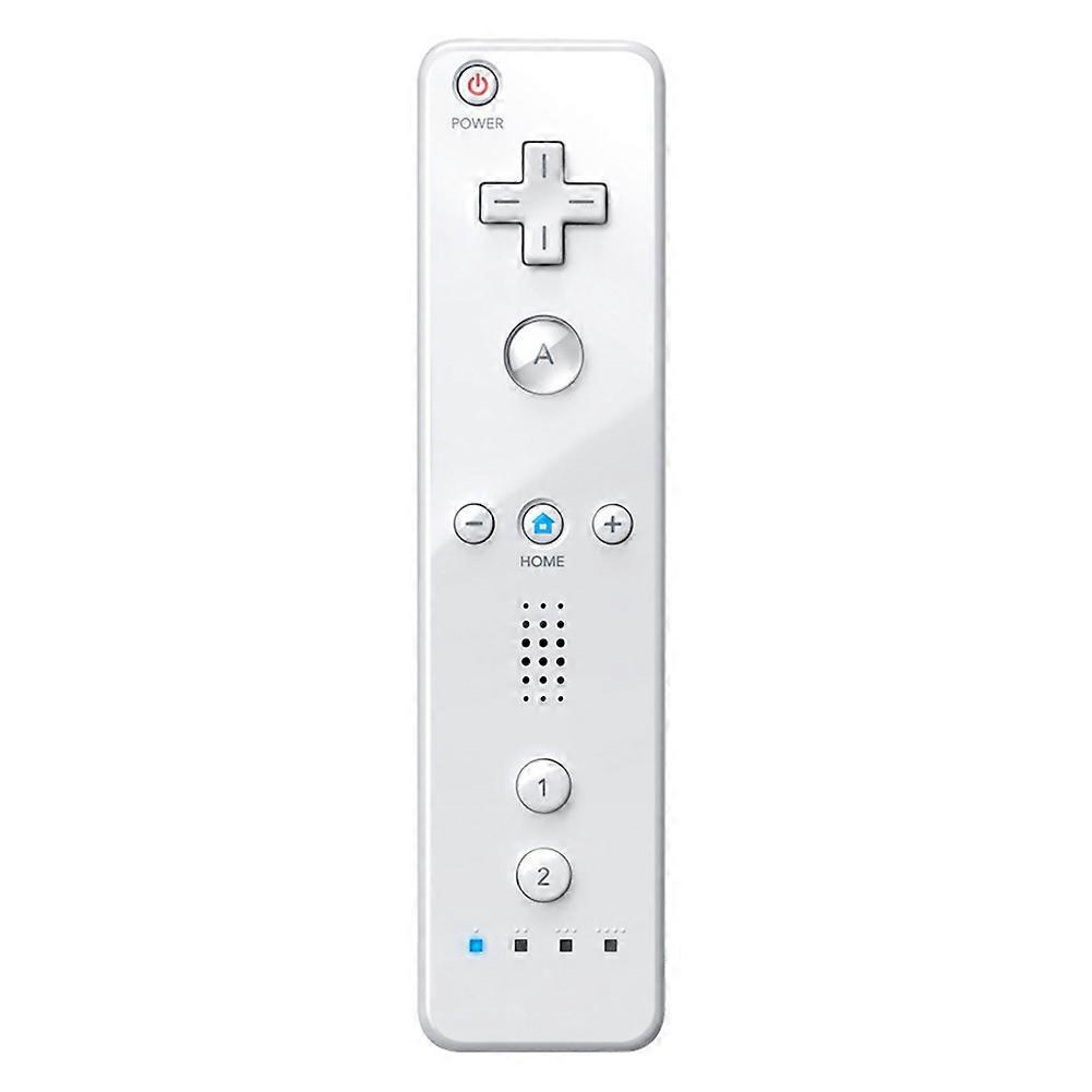 Straight Handle Remote Control Gamepad Wireless with Silicone Case Compatible for Nintendo Wii Controller