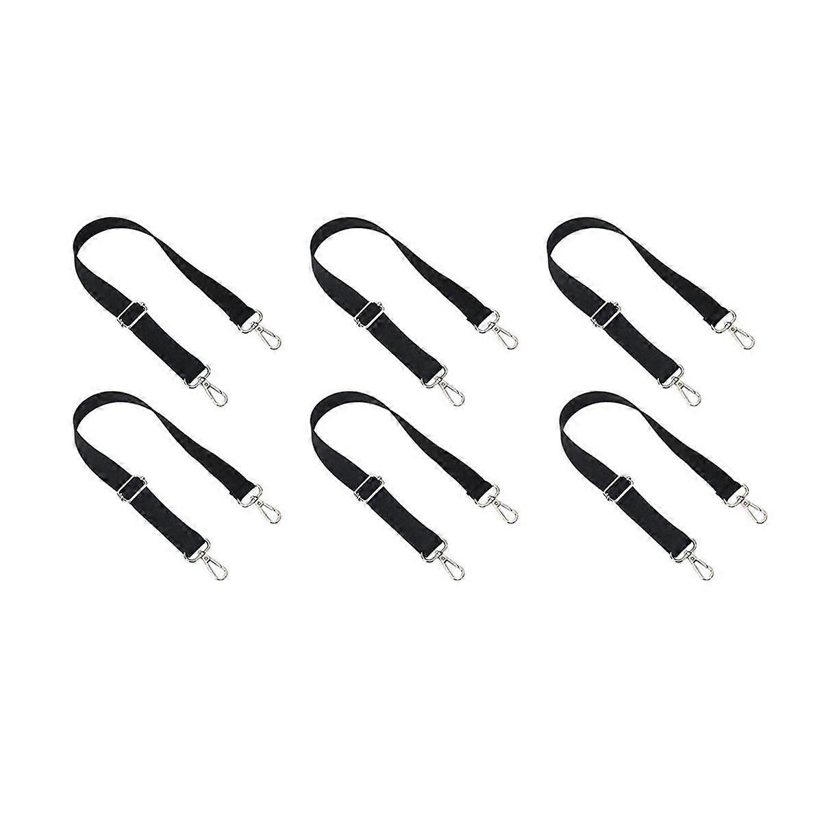 6 Pcs Horse Blanket Leg Straps, Replacement Elastic Straps with Double Swivel Snaps, Adjustable Length 24 to 42 Inches