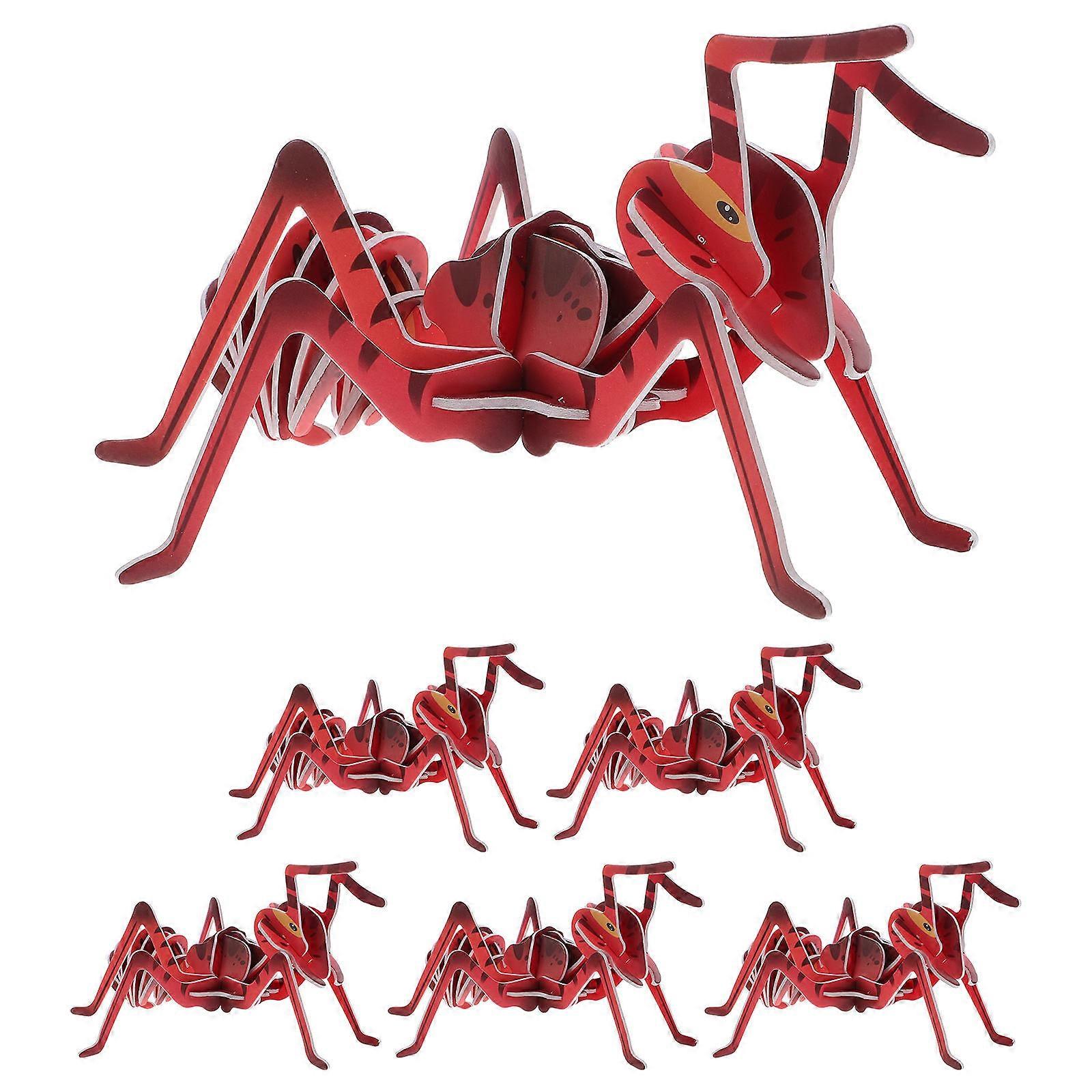 Scientific Experiment Toy 6Pcs Ant Puzzle Educational Insect Model Set