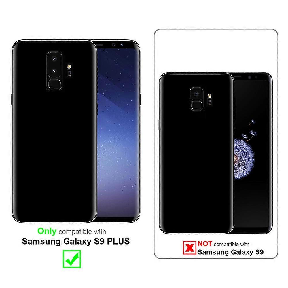 Samsung Galaxy S9 PLUS Case - Protective Case with Card Slots and Stand Function