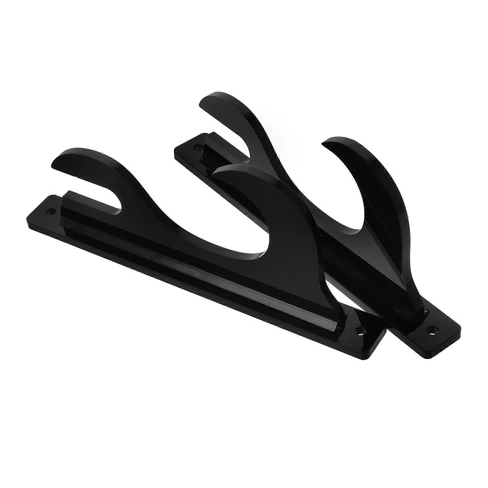 Sword Rack Wall Mounted Sword Holder for Display Acrylic Black 1Set