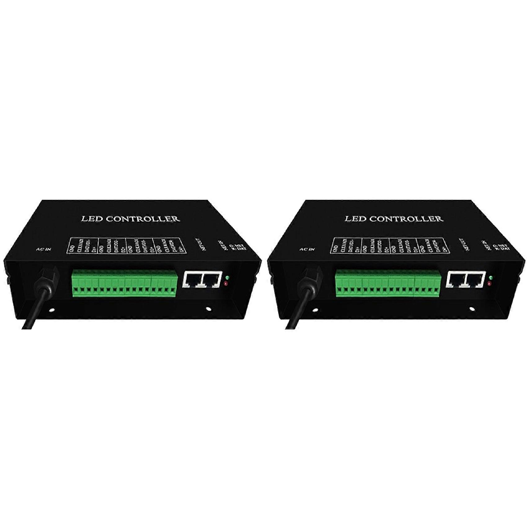 2X H802RA 4 Ports (4096 Pixels) Artnet Controller DMX Artnet Controller WS2801 WS2811 Artnet Madrix Pixel Controller