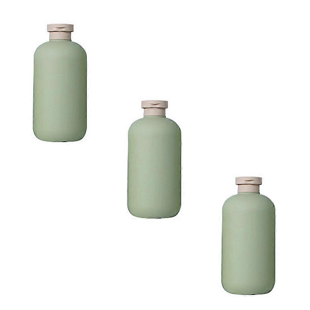 Shampoo Bottle Simple Style for Lotion Use 9Pcs Sub Containers Green