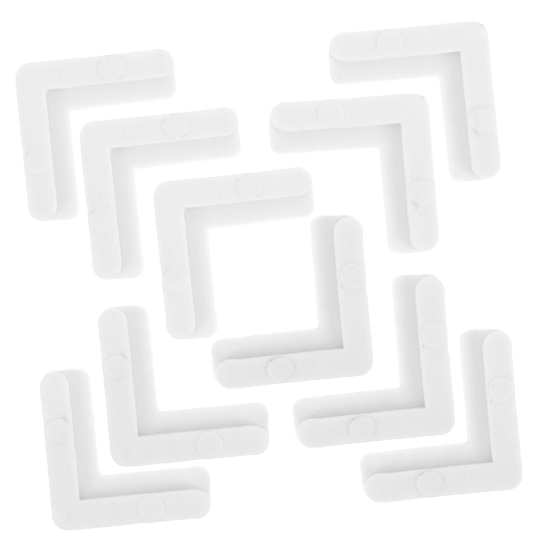 10 Pack Window Screen Corner Brackets Durable Plastic L Shape Replacement for Easy Installation