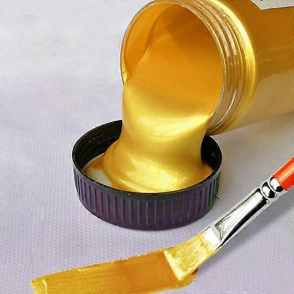 100 ml gold metallic acrylic paint Silver onesize