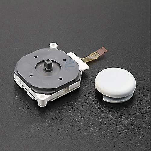 Joystick Replacement with Thumb Stick Cap for Nintendo 2DS 3DS XL LL OEM Quality White