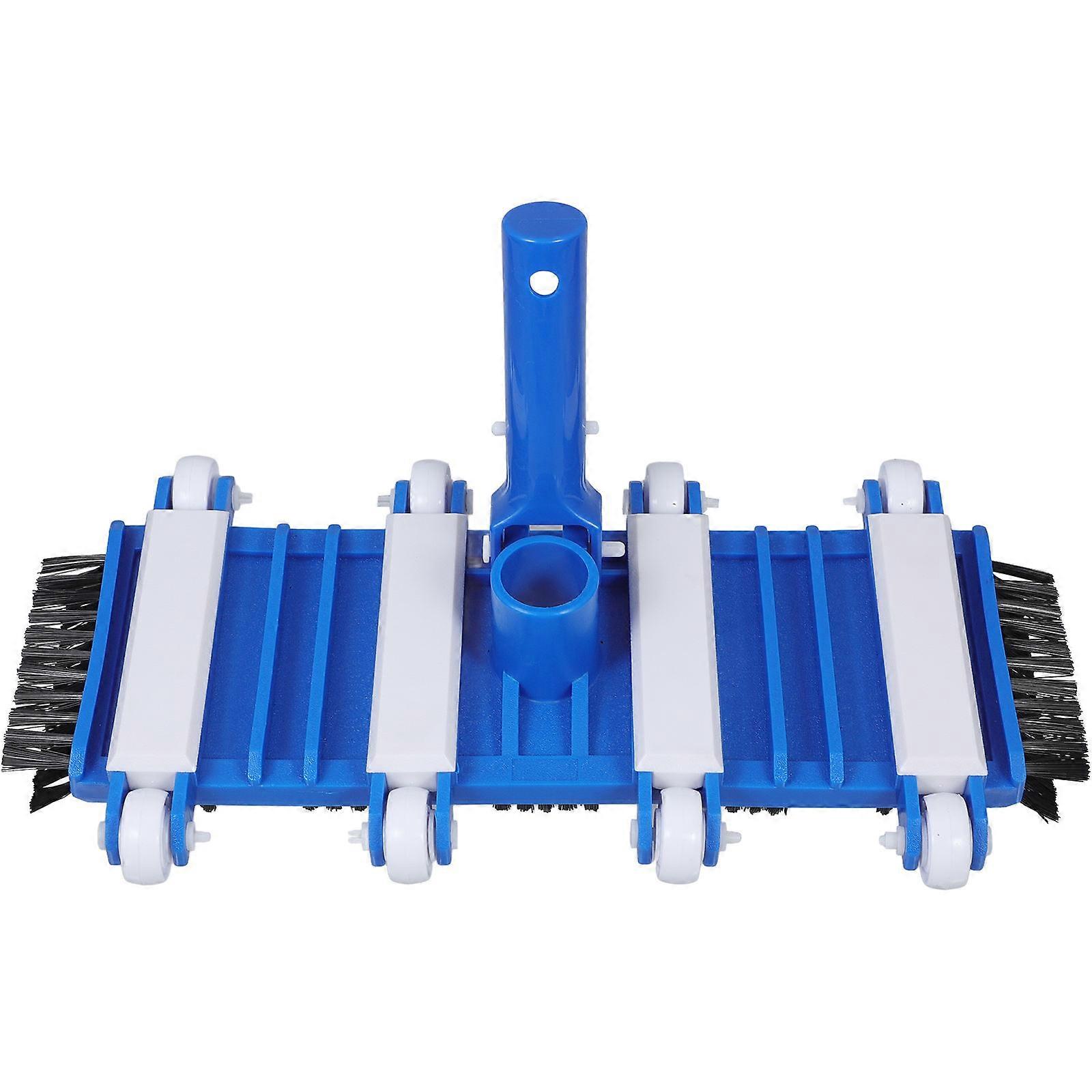 Flexible Pool Vacuum Head Manual Pool Vacuum Head for Cleaning Blue