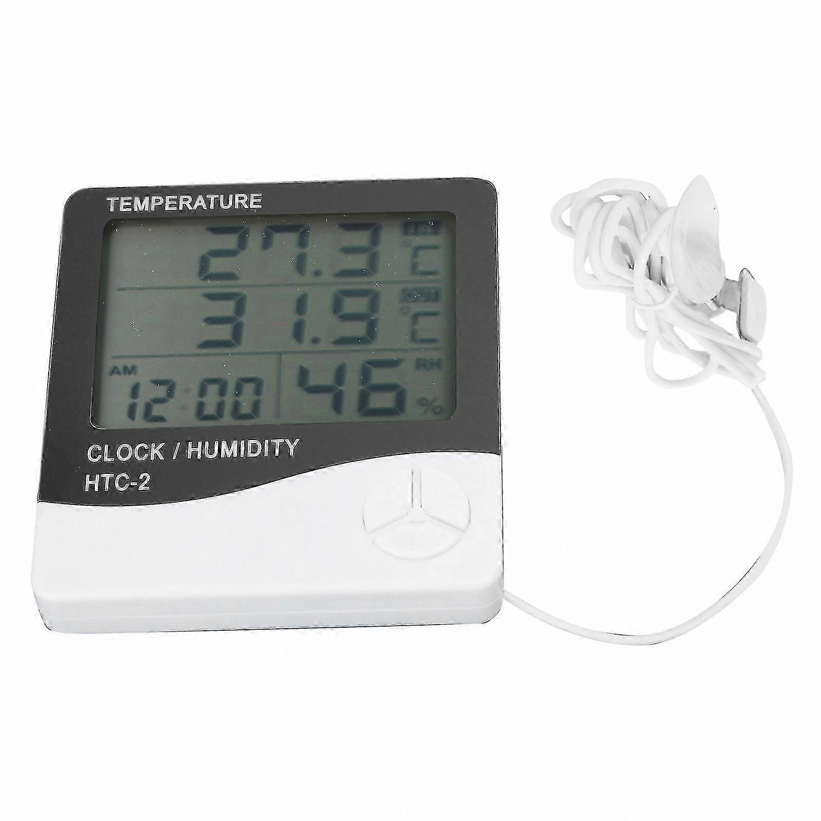 Precise Digital Thermometer with Humidity Sensor for Indoor and Outdoor Use