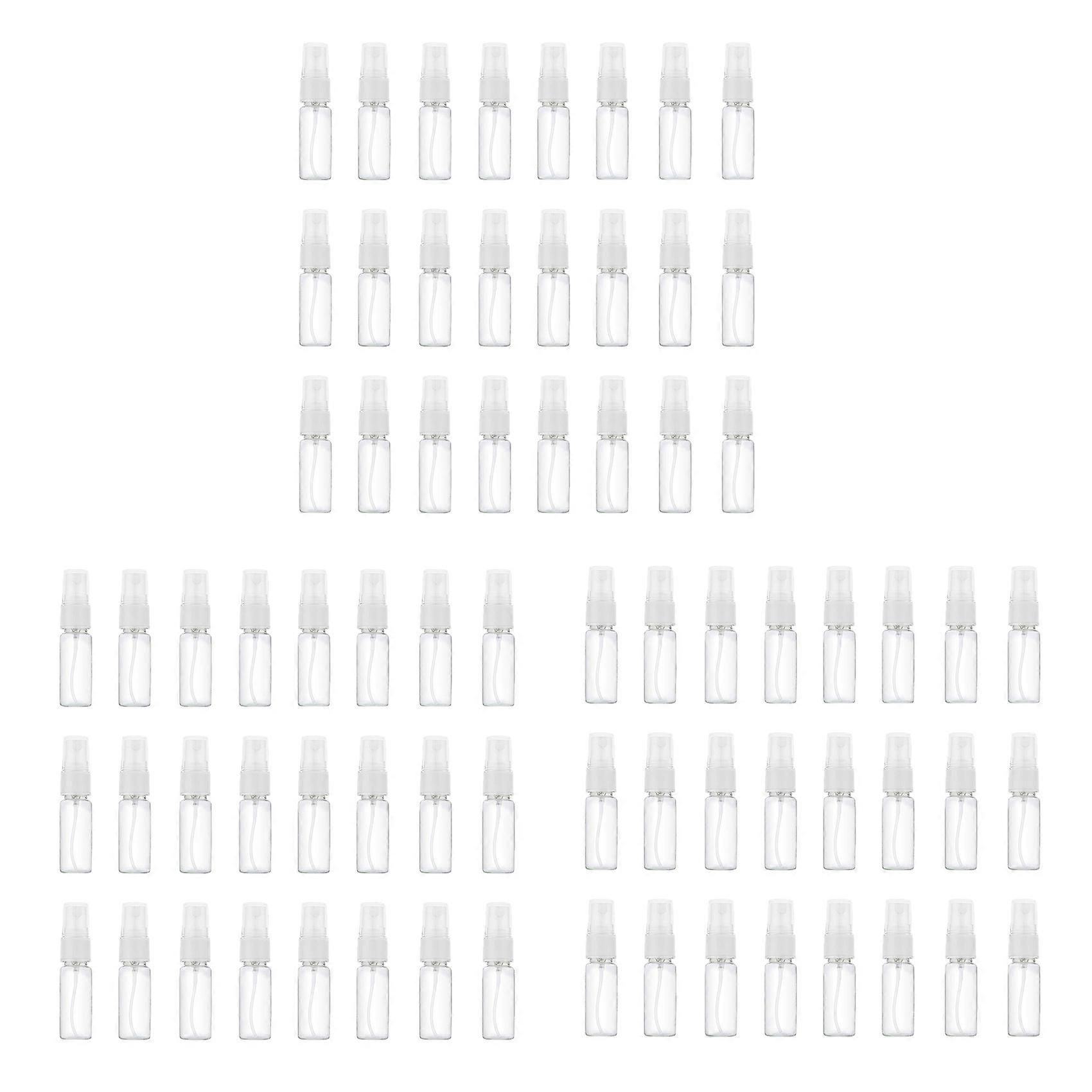 72Pcs 20Ml Transparent Empty Spray Bottles Portable Refillable Fine Mist Sprayer Bottles