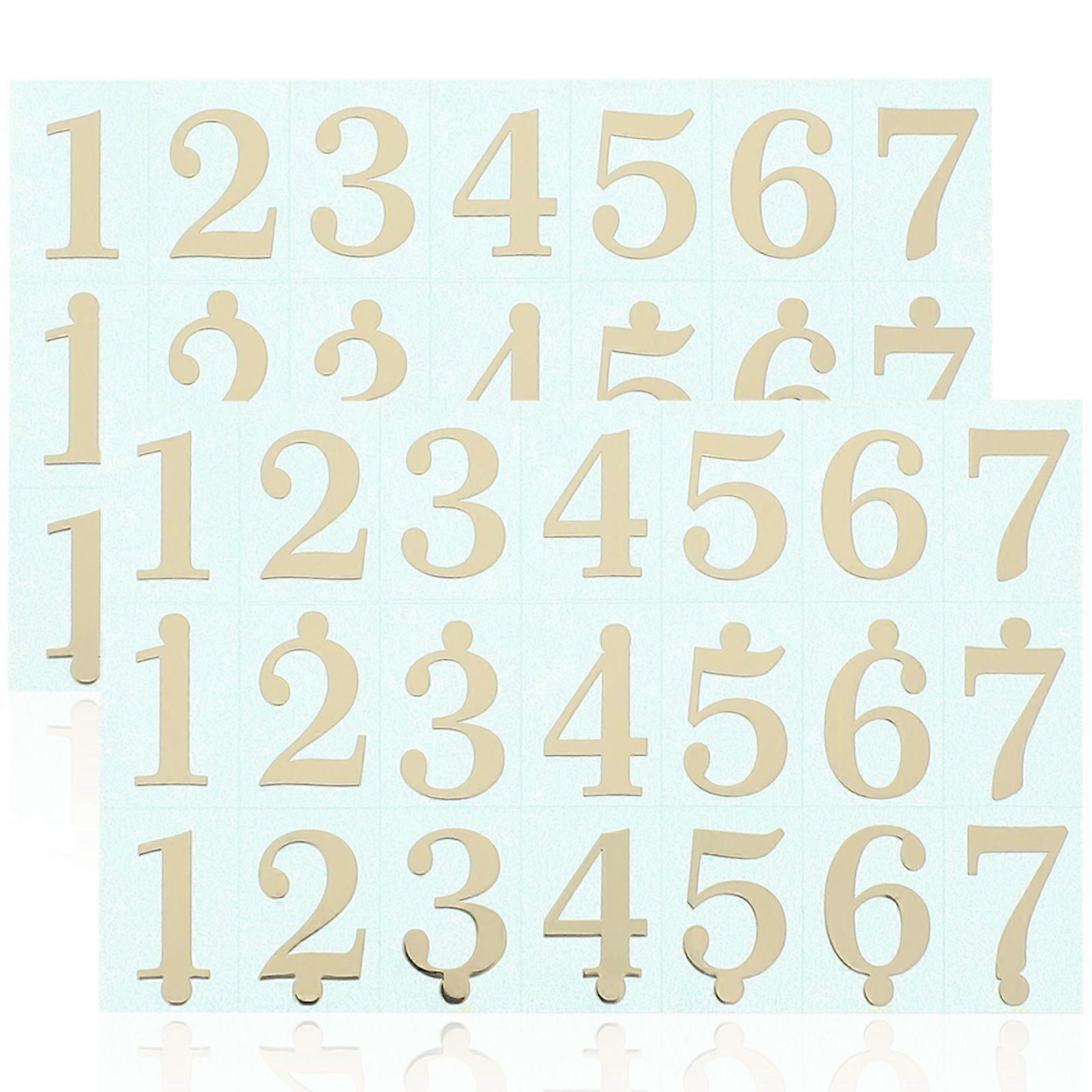 2pcs Three-dimensional Tongue Drum Phonetic Label Paste Tongue Drum Notes Stickers