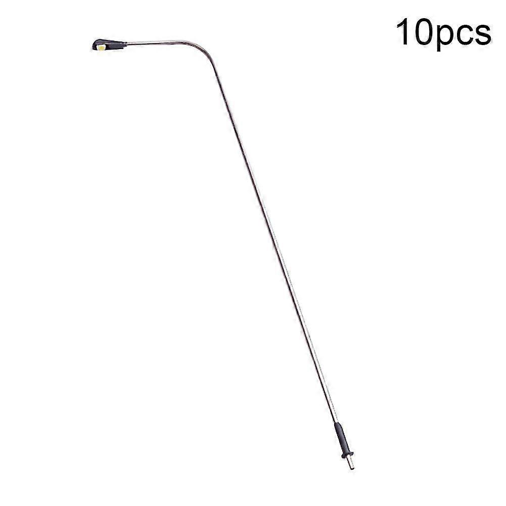 2025 10Pcs LED Street Lamp Lighting Model Miniature Train Layout Landscape Accessory