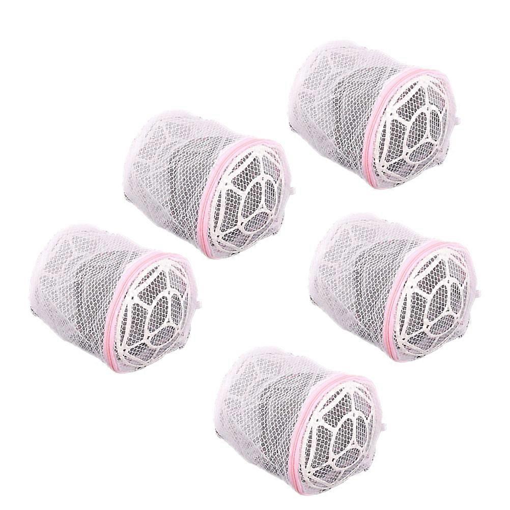 Laundry Bag Bra Washing Protector for Laundry Protection 5Pcs White