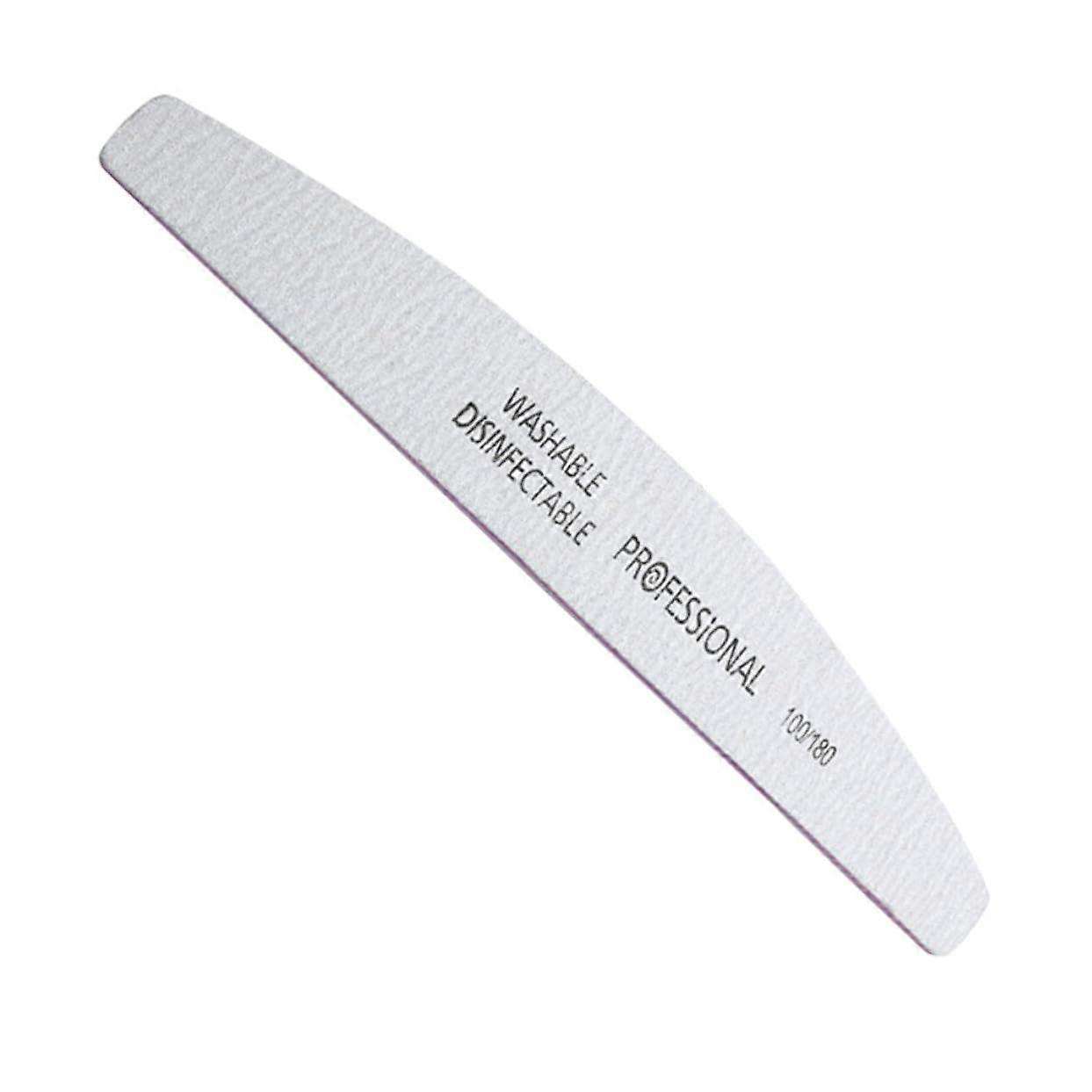 Professional Double Sided Nail File and Buffer with Safe Rounded Corners for Acrylic and Gel Nails