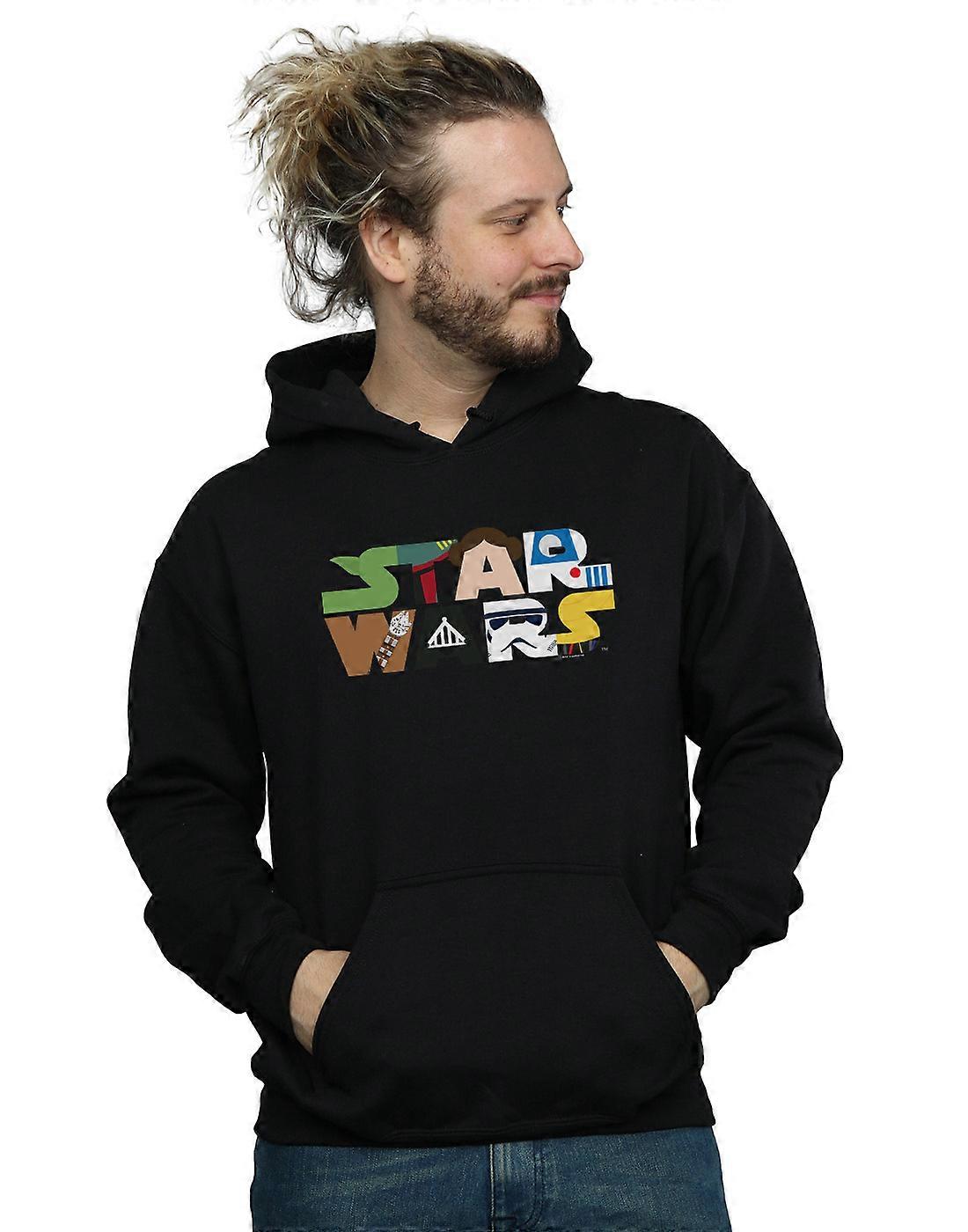 Star Wars menn ' s Character logo Hettegenser