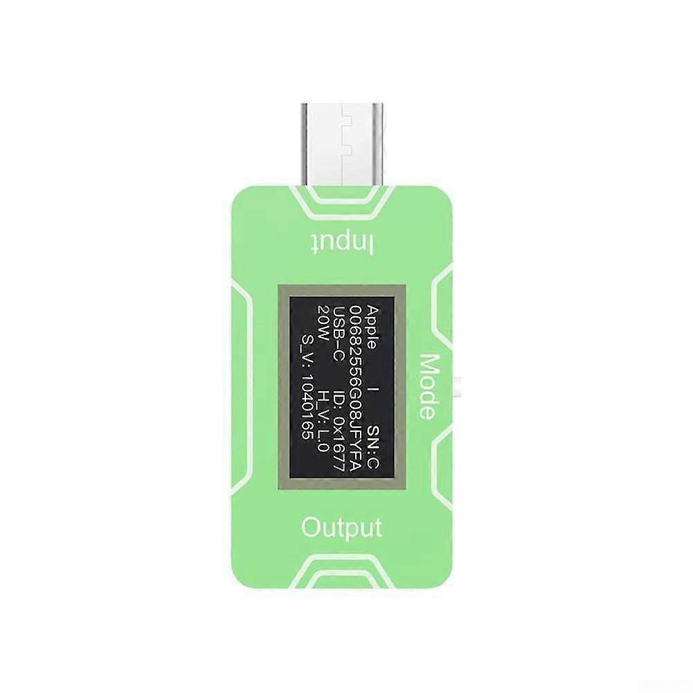 USB Charger Tester with OLED Display, Accurate Voltage Current Measurement for Fast Charging Analysis