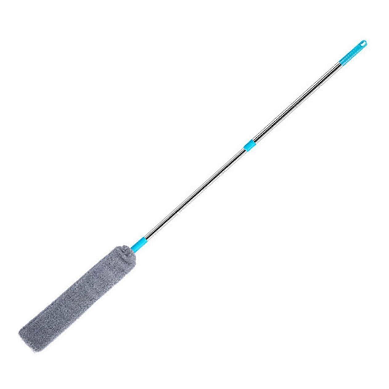 Flexible Long Handle Dusting Wand Under Bed and Sofa Flat Duster for HardtoReach Cleaning