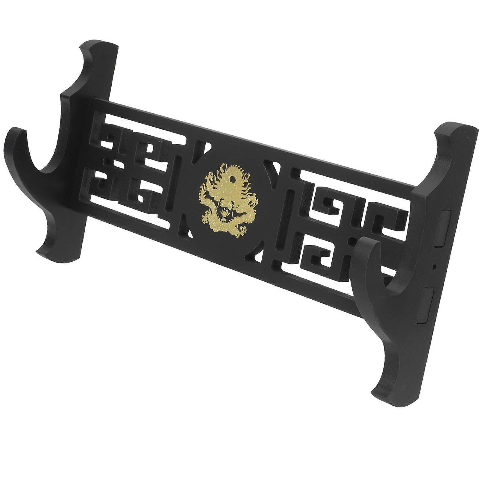 Dragon Pattern Wall-Mounted Sword Stand for Protection Use
