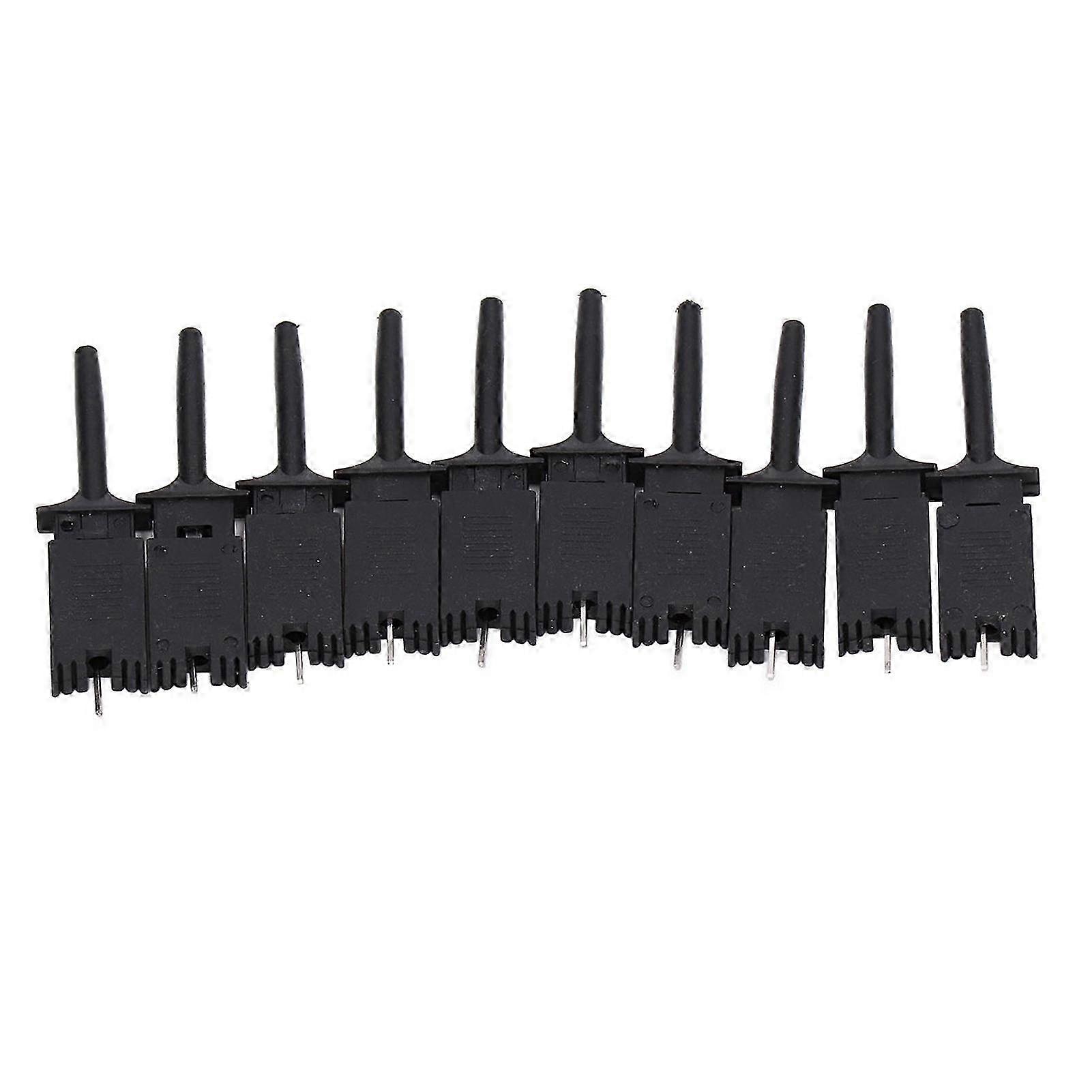 10Pcs Test Hook Clips SMD IC Mini Jumper Probe for Logic Analyzer Electronic Experiment