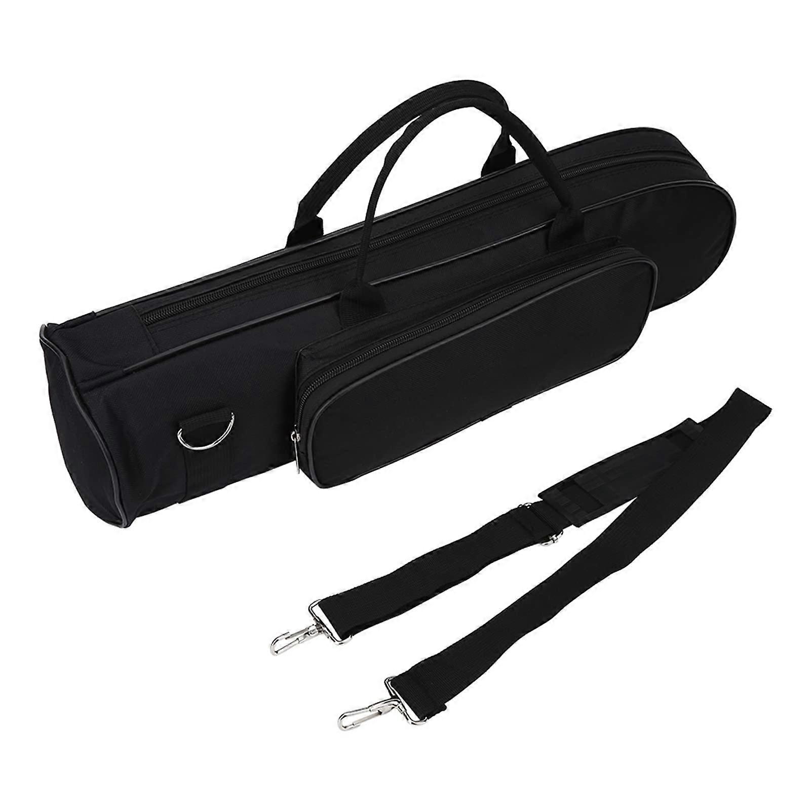 Trumpet Case with ImpactResistant Padding, Oxford Fabric, Dual Compartments, Adjustable Strap, Black