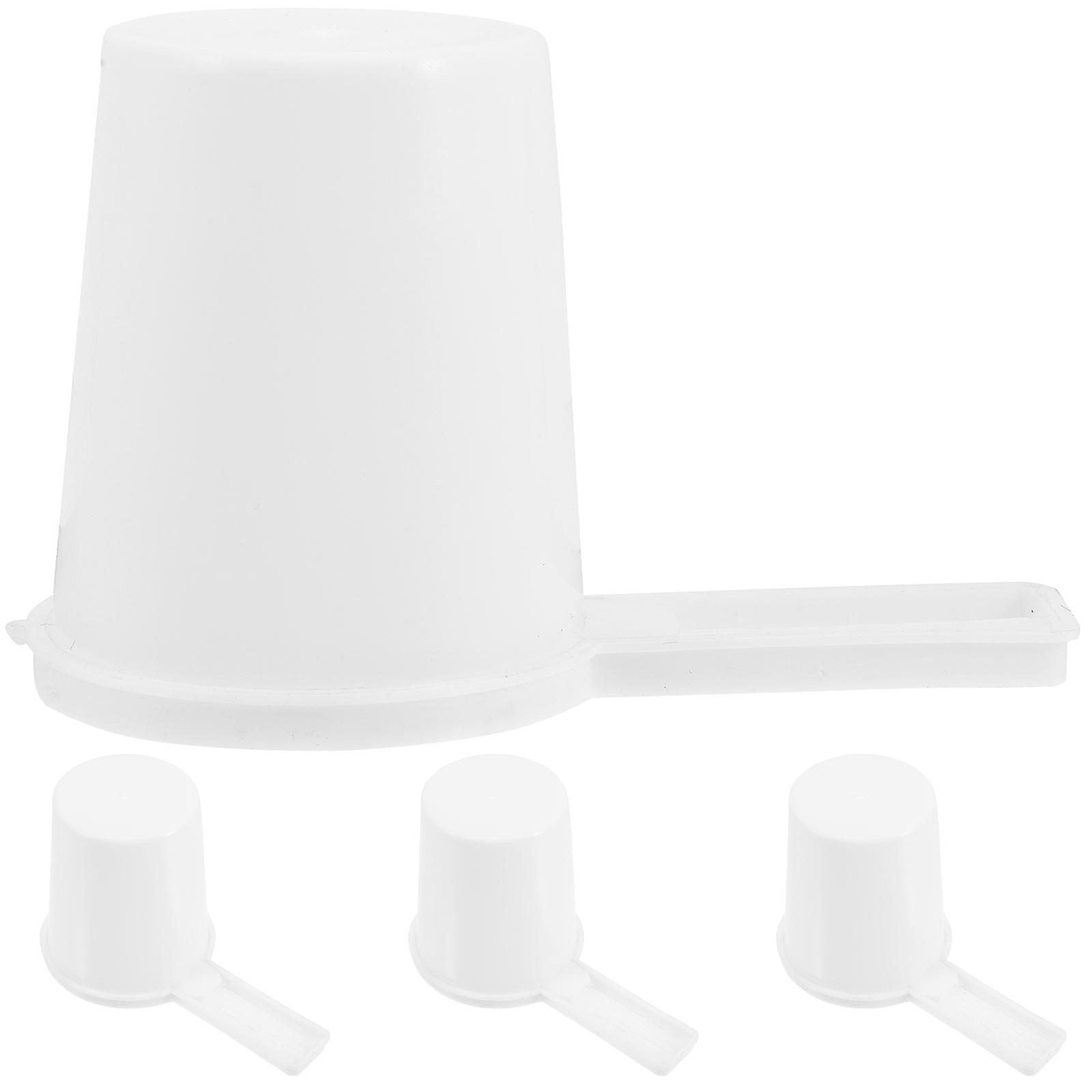 Beehive Water Feeder Plastic Feeder Cups for Feeding 4Pcs White Set