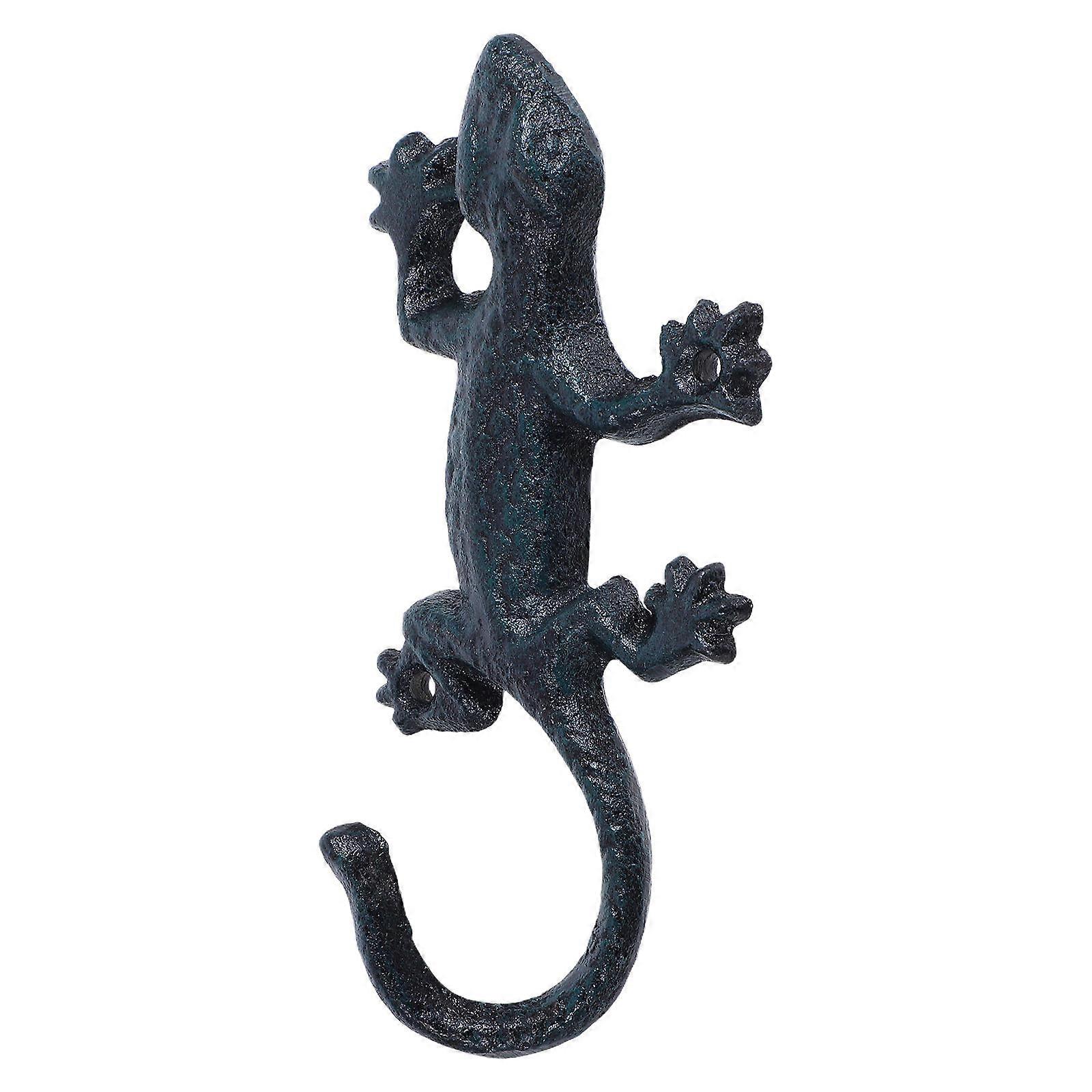Creative Gecko Hook Iron Hook Wall-Mounted Hanger 2Pcs for Home Use
