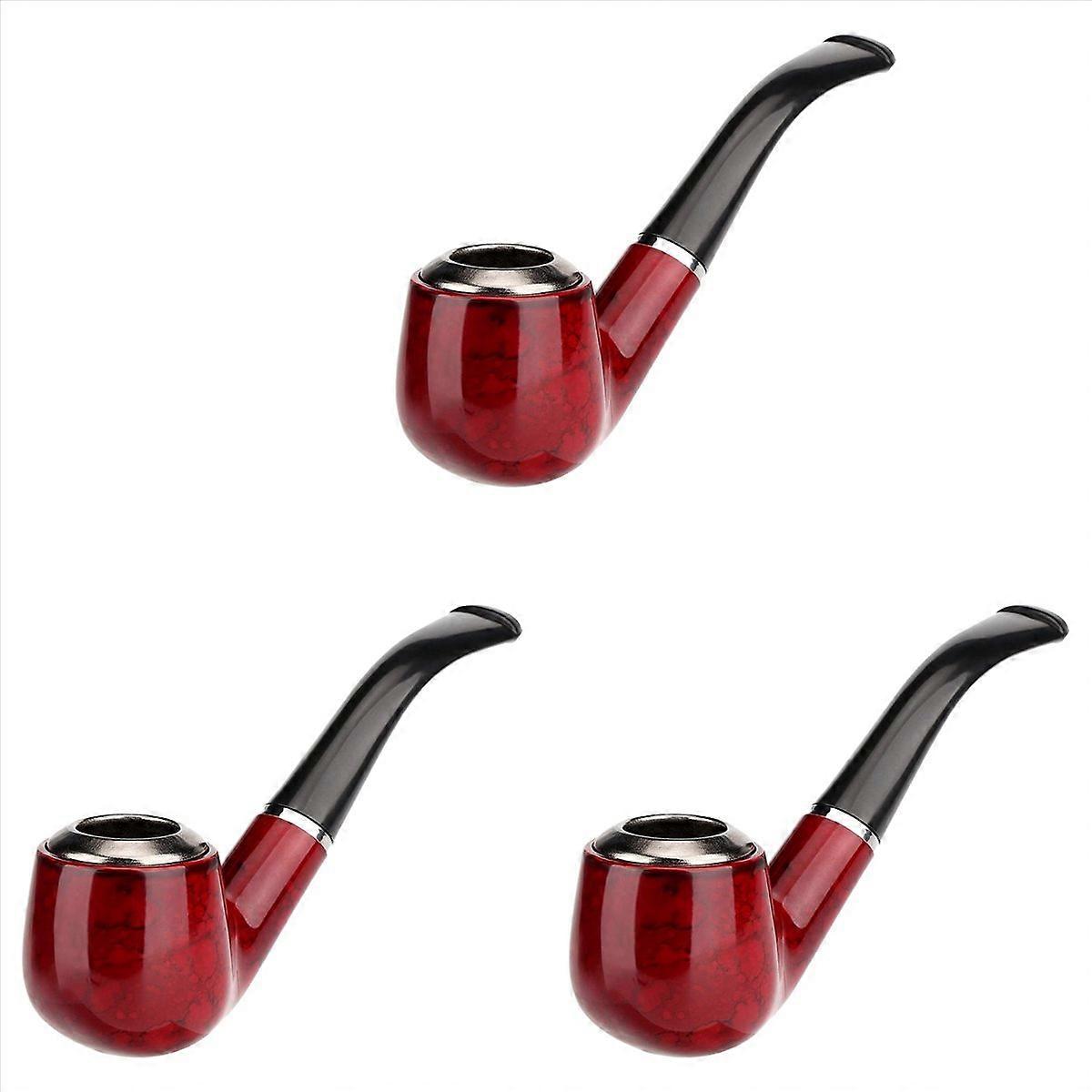 Captain Tobacco Pipe Red Smoking Pipe