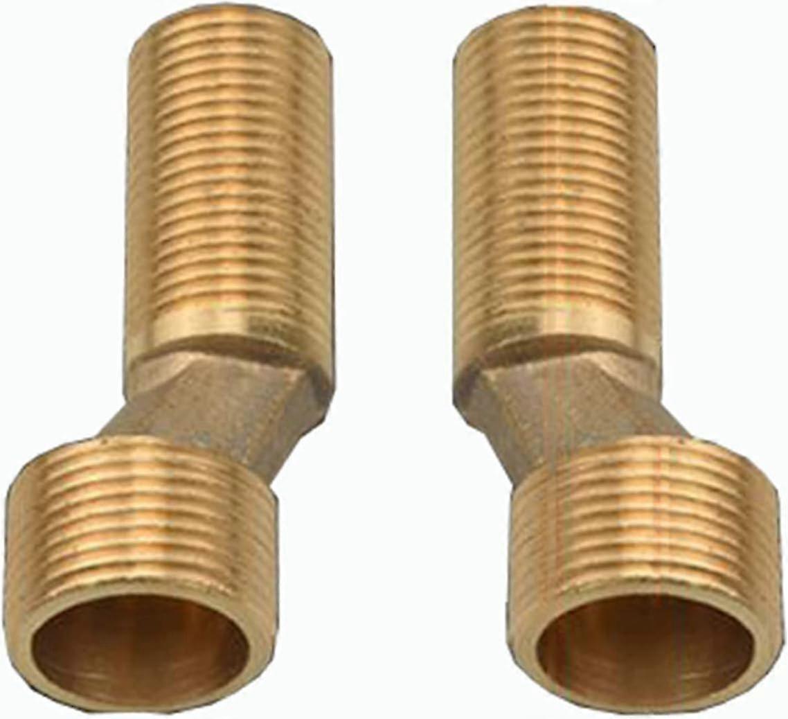 Brass Adjustable Offset Connector 1/2 3/4 for Bath Shower Mixer Gold