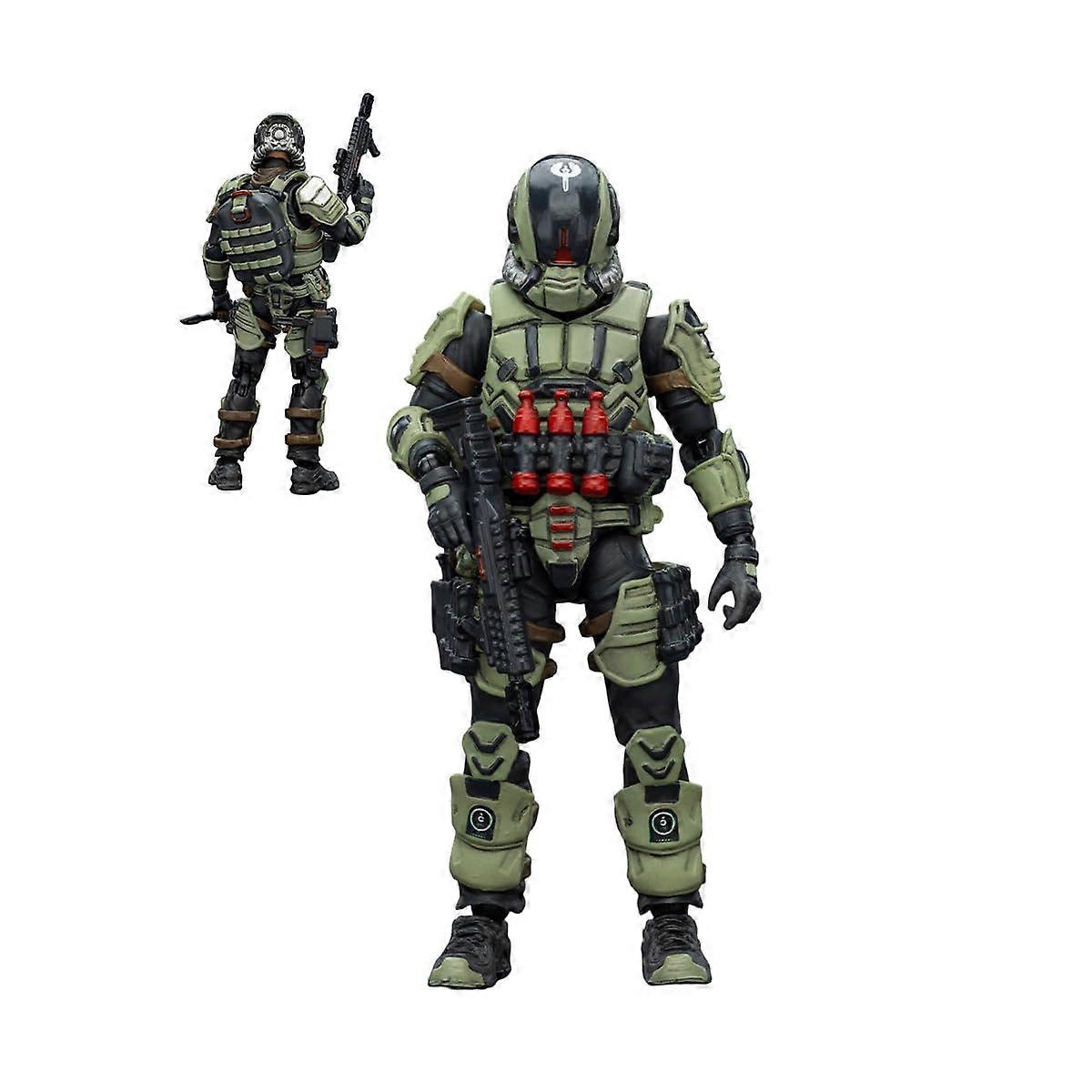 1/18 Scale SciFi Action Figure with MultiJoint Articulation and Interchangeable Accessories