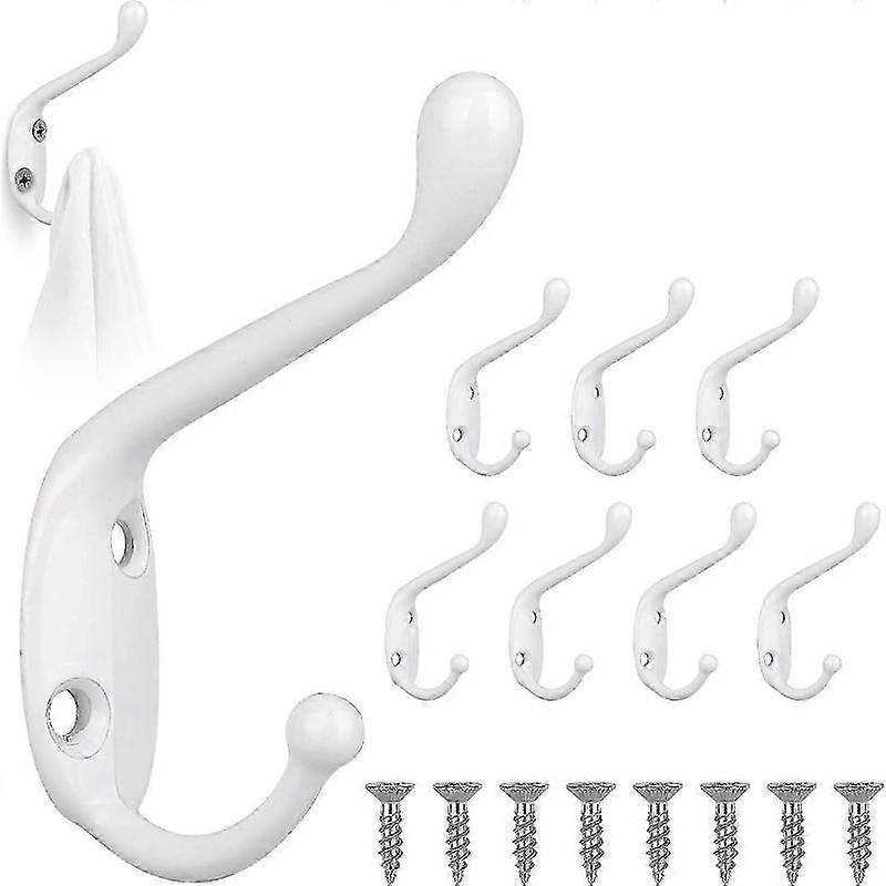8pcs vintage hooks with 16 screws