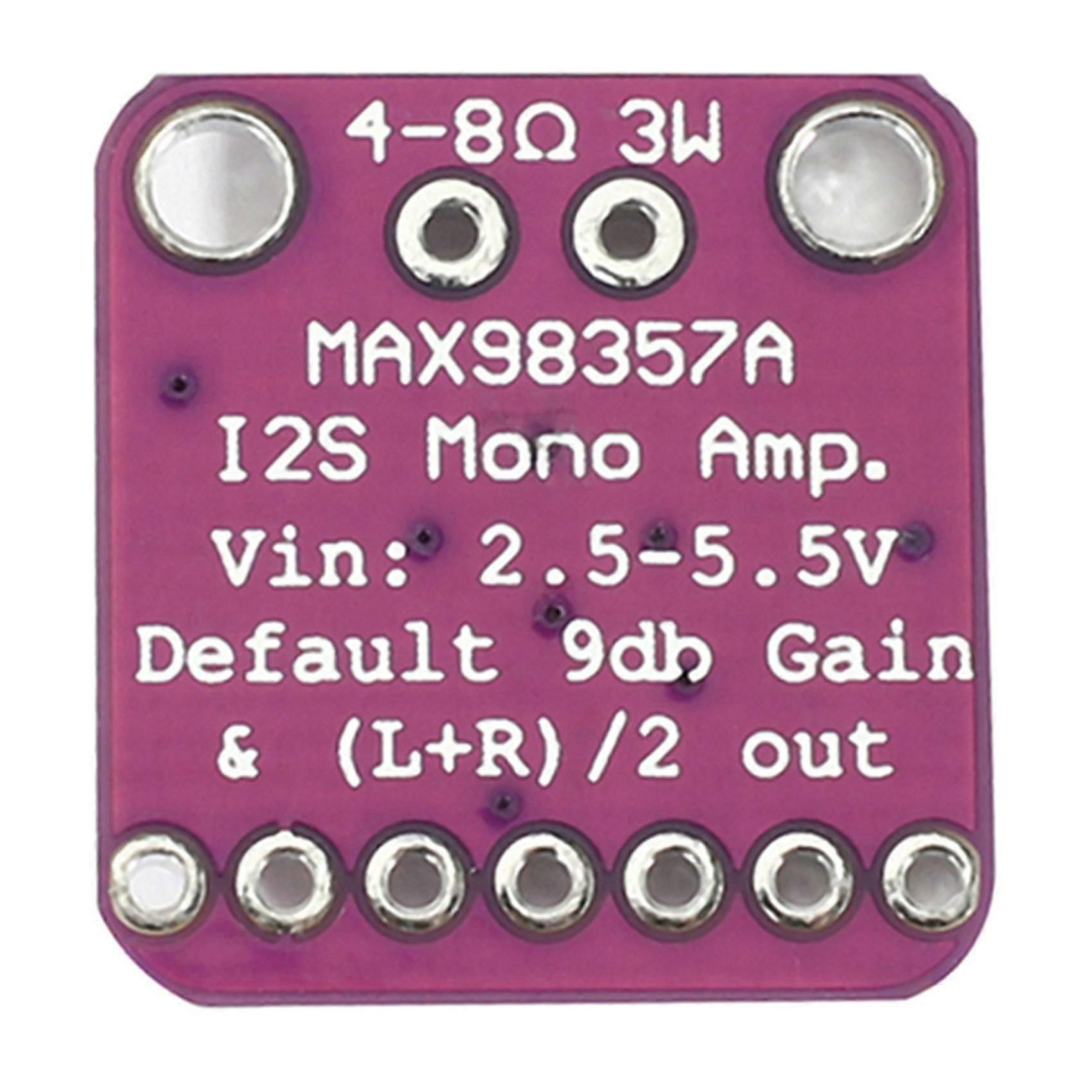 Max98357 I2S 3W Class D Amplifier Breakout Interface Dac Decoder Module Filterless Audio Board For R