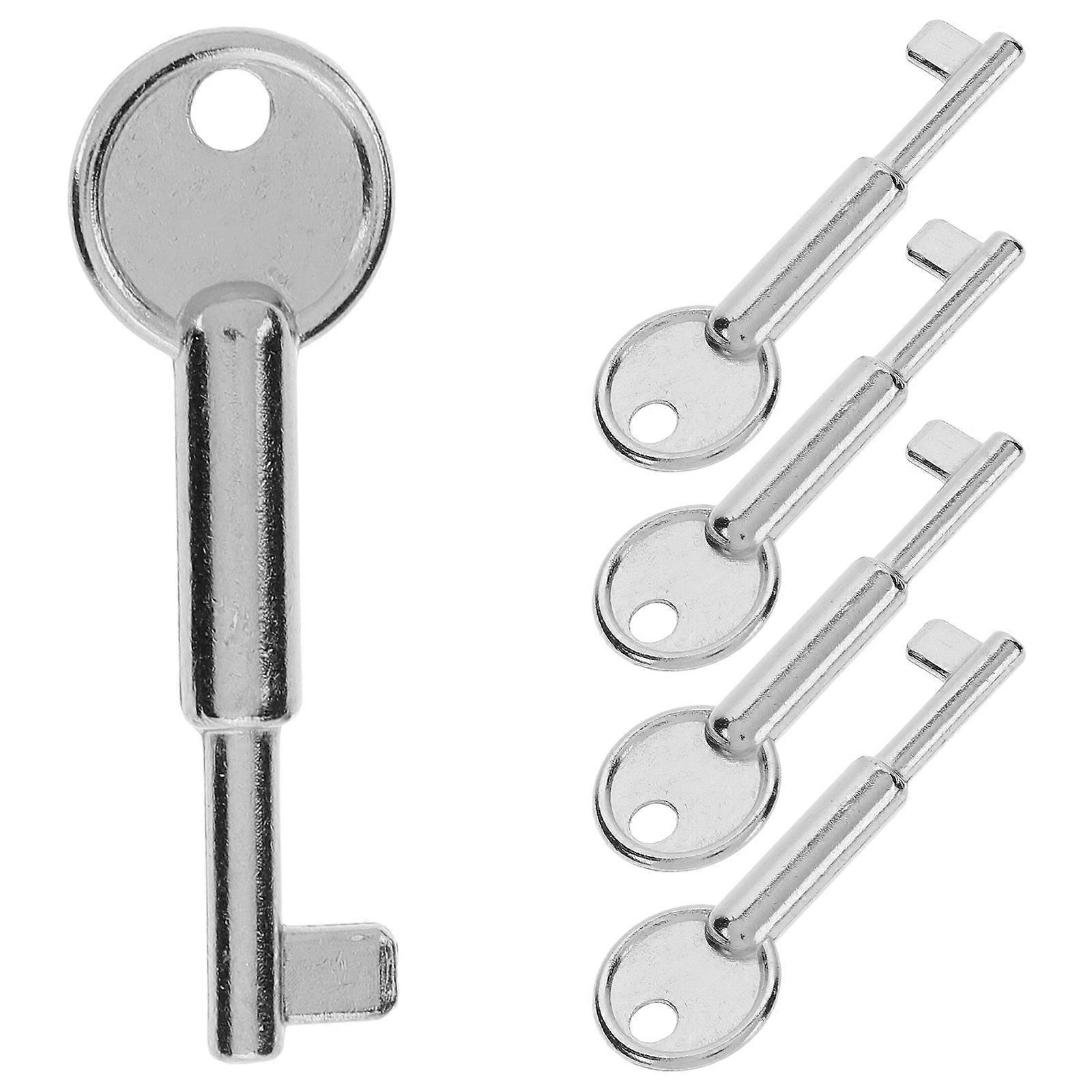 5pcs Emergency Stop Switch Keys Metal Emergency Button Key Emergency Stop Button Key