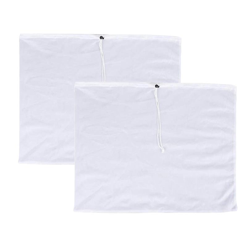 2 Pack Brew Bags -Reusable Mesh Bag for Fruit Cider Grape Wine Press Drawstring Straining Brew in a