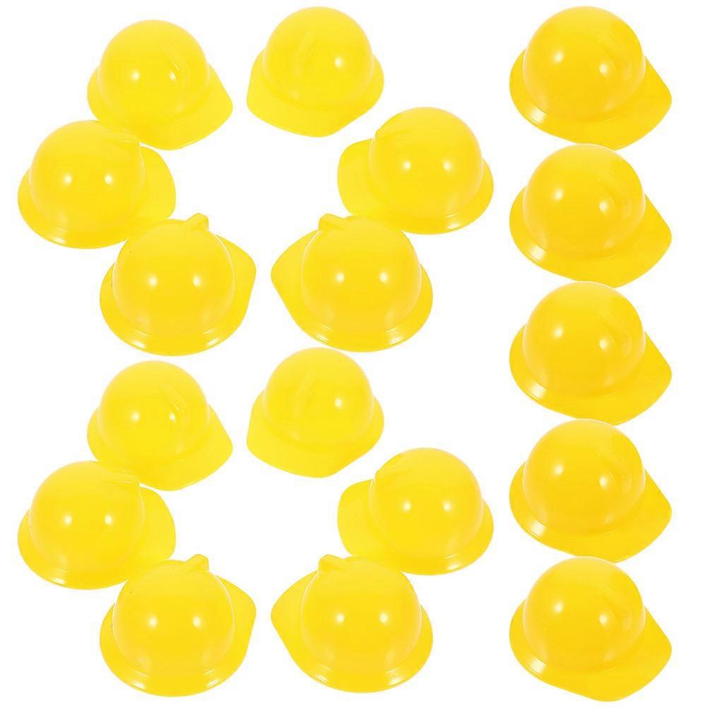 Mini Safety Miniature Construction Hat for Decor 90Pcs Pack