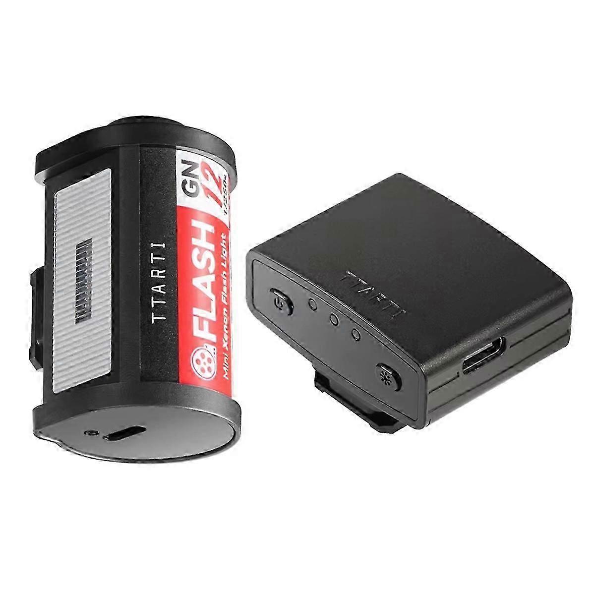 M01 Camera Flash+Wireless Trigger GN12 5600K 4-Adjustment Compatible with Hot Shoe compatible with Camera