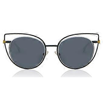 Fendi FF 0176/S EYE COLOR TLP/72 Full Rim Blue Women Cat Eye Sunglasses UV3 Original