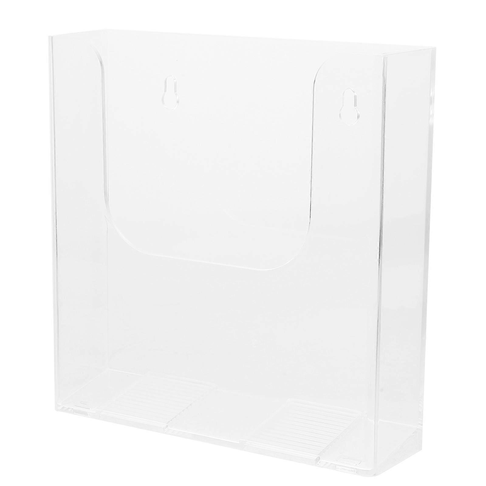 Acrylic File Rack Office Wall-Mounted File Stand for Storage