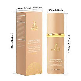 Färgförändrande foundation 4-i-1 biomimetisk, långvarig och lätt concealer med naturlig täckning, ingen makeup-mattning och ingen vit stämning.