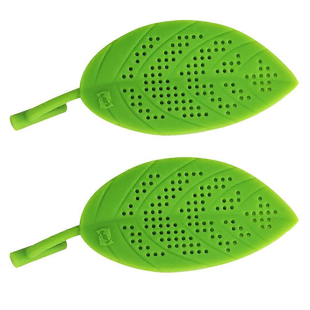 Green Tea Leaf Filter Silicone Tea Infuser for Daily Use 2Pcs Set