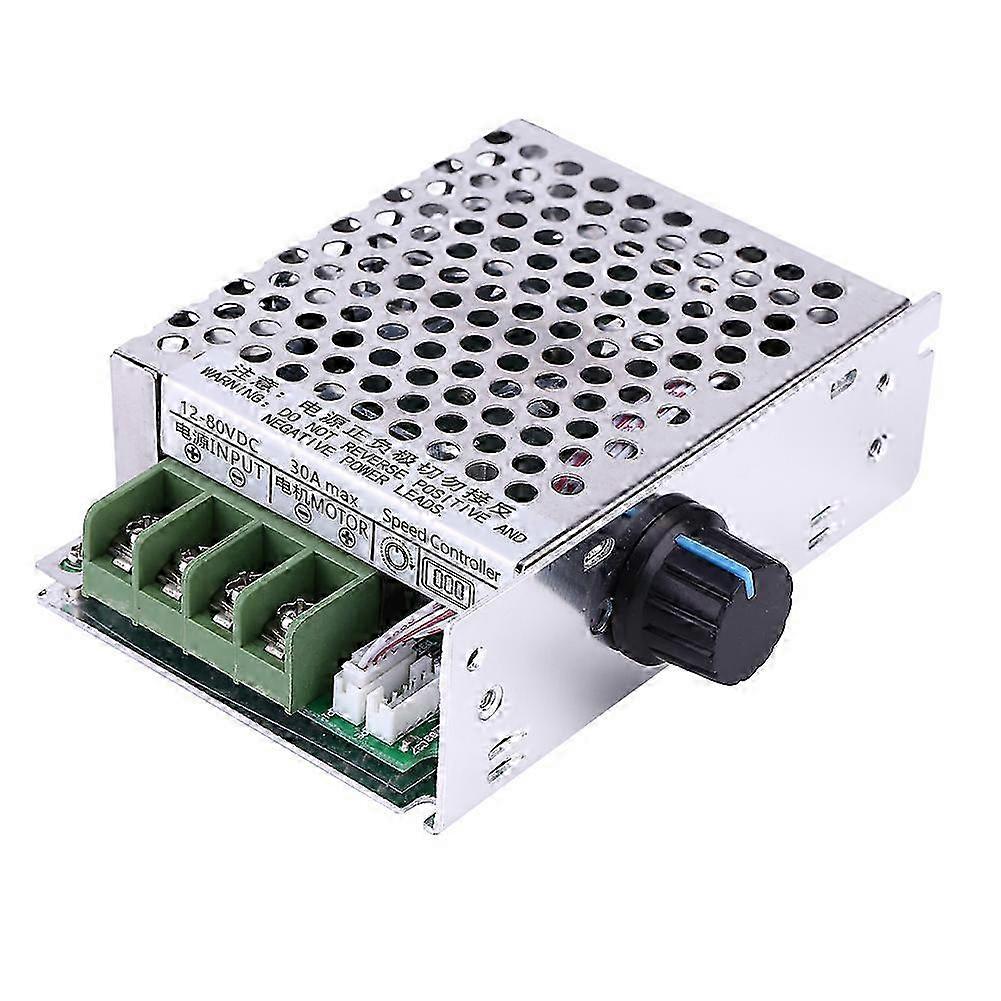 12V-80V DC 30A PWM Variable Digital LCD Display DC Motor Speed Controller With Case